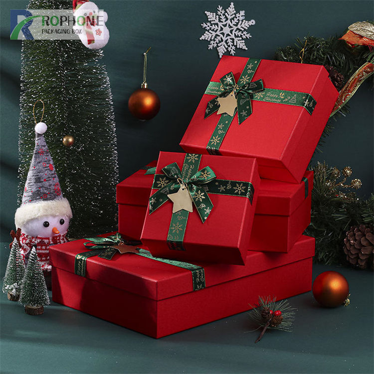 platte kerstcadeaudozen